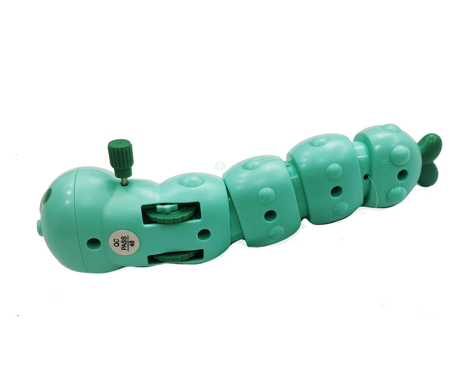 Wind Up Key Operated Crawling Moving Worm-5